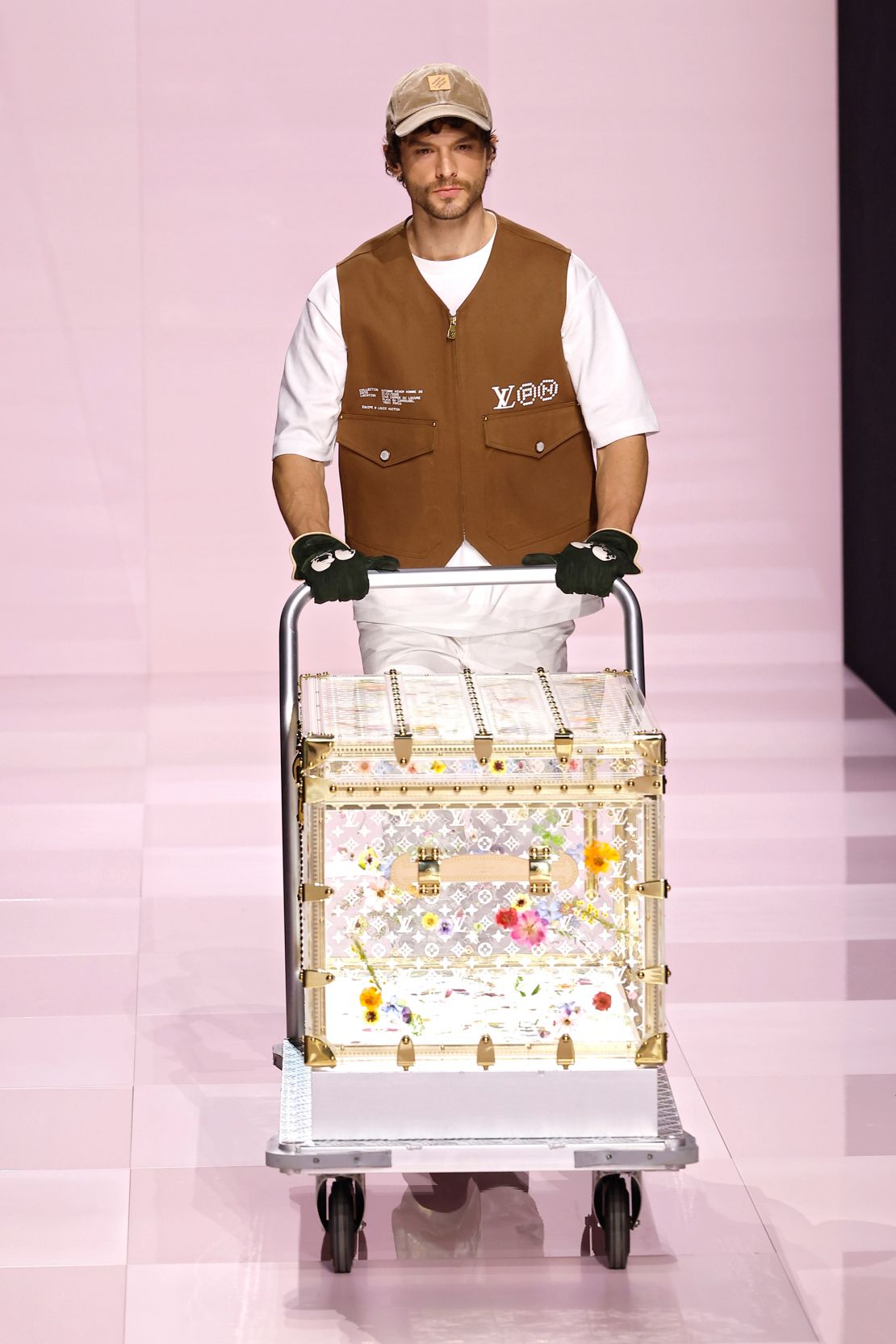 While Louis Vuitton took inspiration from the wardrobes of gardeners, chefs and engineers.